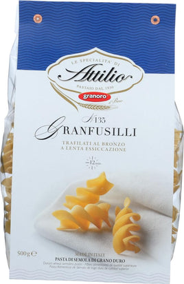 Le Specialita di Attilio Bronze Die Cut Pasta by Granoro - Gran Fusilli (500 gram)