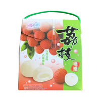 Yuki & Love Japanese Rice Cake Mochi – Lychee Flavor, 2 x 10.5oz