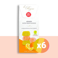 Orange & Lemon - Fruit Jellies Italian Le Preziose 200g