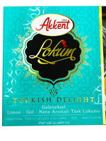 Akkent Turkish Delight Mixed Flavor Lokum Candy – 14.1oz Authentic Treat