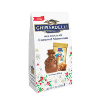 Ghirardelli Milk Chocolate Caramel Snowman Bag, 5.9oz
