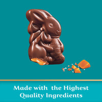 GHIRARDELLI Sea Salt Caramel Milk Chocolate Bunnies, 5.8 oz Bag