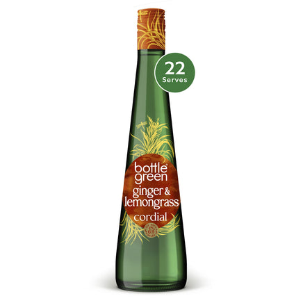 Bottle Green Ginger & Lemongrass Cordial – 500ml Refreshing Drink Mixer