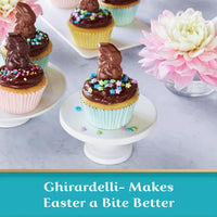 GHIRARDELLI Sea Salt Caramel Milk Chocolate Bunnies, 5.8 oz Bag