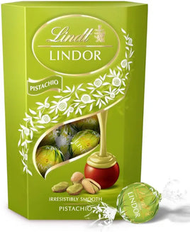 Lindt Lindor Irresistibly Smooth Pistachio Milk Chocolate Truffles (Product of Italy) 200gram Box