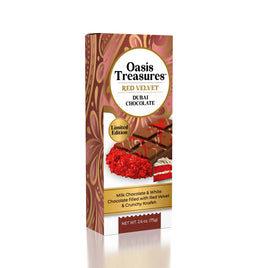 Oasis Treasures Red Velvet Dubai Chocolate 2.6oz Box