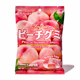 kasugai gummy candy (with real peach juice) - 3.59oz