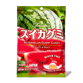 Kasugai Watermelon Gummy Candy 3.77oz Bag
