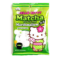Hello Kitty Matcha Green Teas Marshmallow 2.47oz Bag