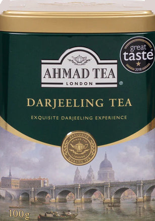 Ahmad Darjeeling Tea Loose Leaf – 3.5oz Keepsake Tin Box
