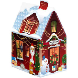 Riegelein Assorted Chocolates & Crème Filled 6.1oz Decorative Festive House Gift Box