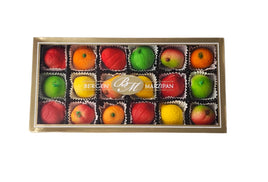 Bergen  Marzipan Assorted Fruits 8oz Gift Box